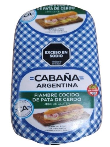 FIAMBRE Cocido Pata de Cerdo Mini CABAÑA.ARG